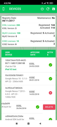 Device Manager Screen 2