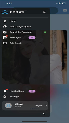 Android application Social ID Search screenshort