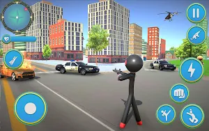 Super Spider Stickman speed Hero Game screenshot 2