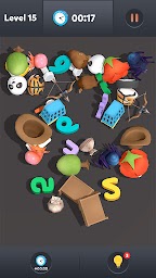 Match Merge 3D - Pair Matching 3D Puzzle Game