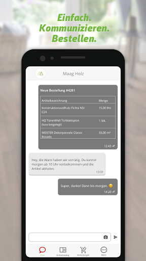 Android application Maag Holz screenshort