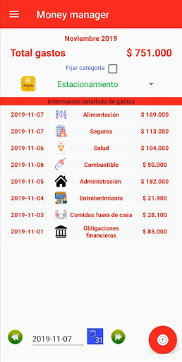 Administra tu dinero. Screen 3