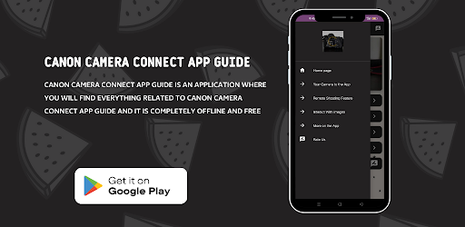 Android application Canon Camera Connect Guide screenshort