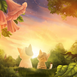 Kitten Sunset Live Wallpaper icon