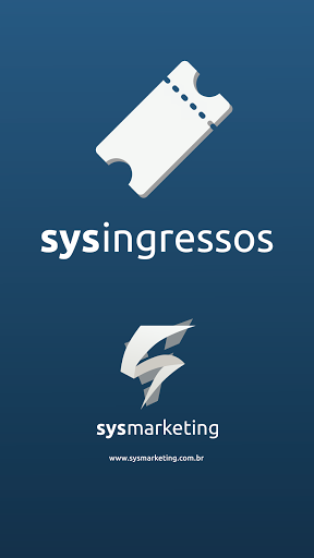 Android application SYS - Ingressos screenshort