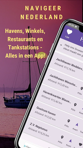 Android application HavenLijst screenshort