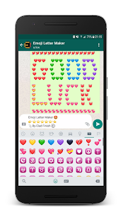 Emoji Letter Maker Screenshot