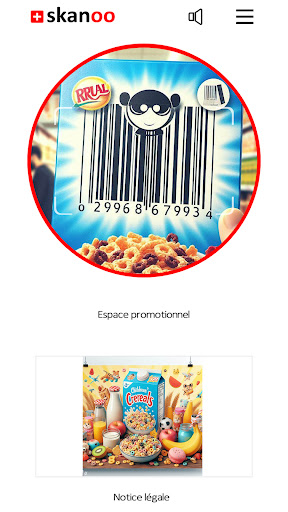 Android application Skanoo screenshort