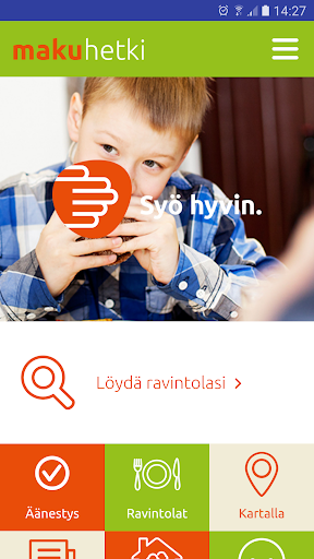 Android application Palmia Kouluruoka screenshort