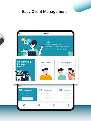 Gense Service Provider App Screen 3
