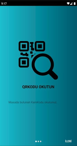 Android application Gars10 QR Menü screenshort
