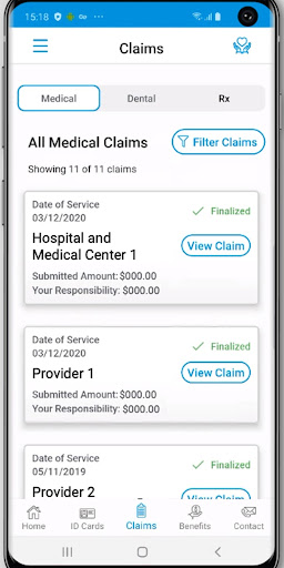 Capital Blue Cross Screen 2