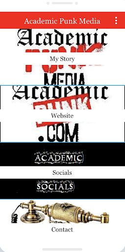 Android application Academic Punk Records screenshort