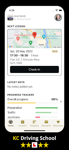 Android application KC Driving screenshort