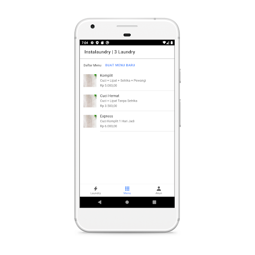 Aplikasi Laundry Gratis - Inst