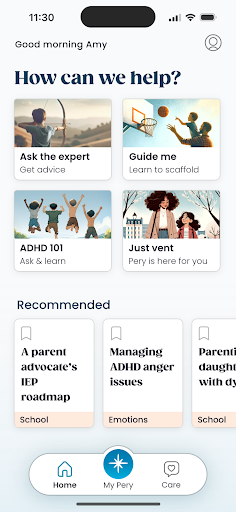 Pery - ADHD Family Support Screen 2