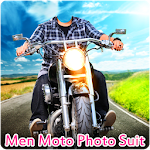 Cover Image of Download Men Moto Photo Suit  APK
