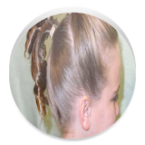 Trendy hairstyles for girls icon