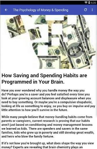HOW TO SAVE MONEY Screen 3