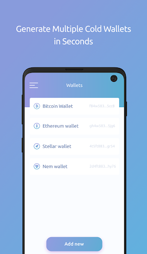 bitcoin cold wallet android