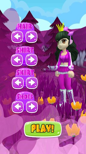 Android application Princess Run: Temple and Ice screenshort
