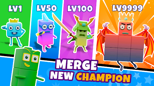Number Cube Merge: Run n Fight