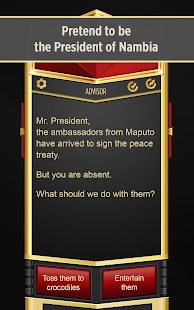 Mr. President: Text Adventure Screenshot