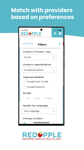 Redapple Digital Health, Inc. Screen 2