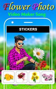 Screenshot 4 Flower photo video maker song android