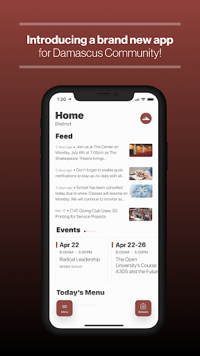 Android application Damascus Church and School screenshort