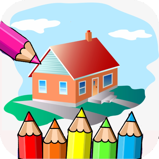 Village House Coloring