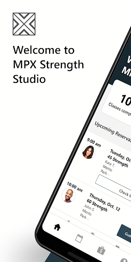 Android application MPX Strength Studio screenshort