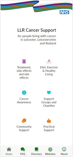 Android application LLRCancerInformation screenshort