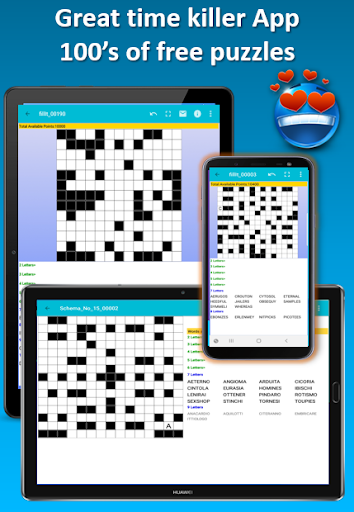 Fill it ins word puzzles - free crosswords screenshots 16