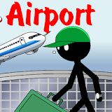 Stickman Kill in the Airport icon
