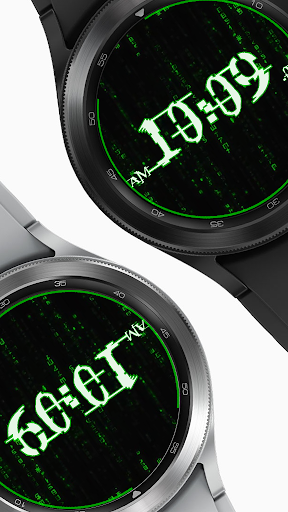 Android application Matrix - Animated Watch Face screenshort