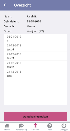 KIJK! Observatie App Screen 3