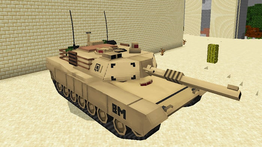 Мод боевой танк Майнкрафт