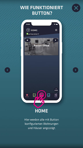 Android application Button Smarthomes screenshort