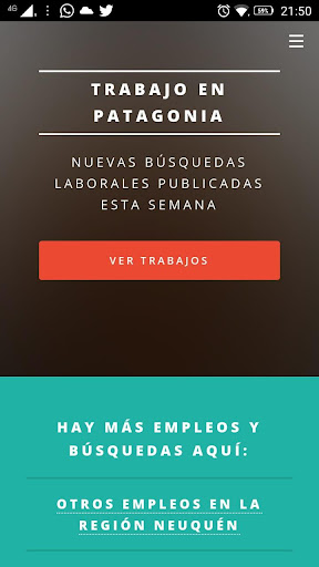 Android application Trabajo en Vaca Muerta y Patag screenshort