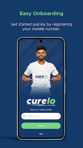 Android application Curelo - Lab Test Booking screenshort
