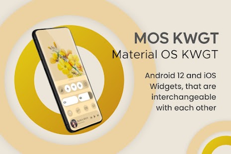 MOS KWGT - Material OS Screenshot