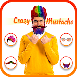 Crazy Man Hair Mustache Beard Photo Editor icon