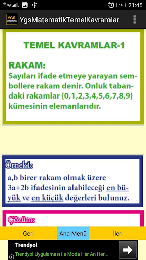 TYT Matematik Temel Kavramlar