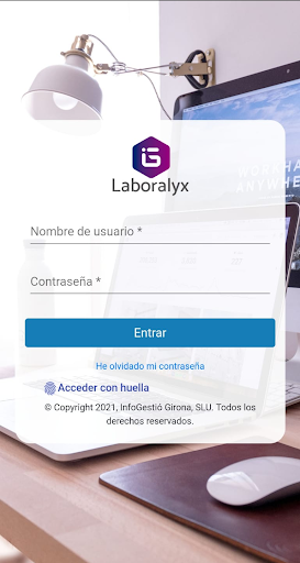 Android application Laboralyx screenshort