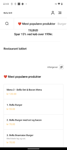 Bella Grill Screen 3