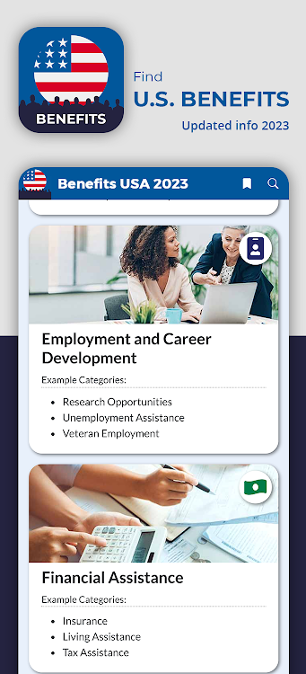 Find benefits in USA 2023 - 1.0.4 - (Android)