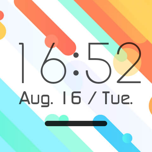 Colorful Watch face logo