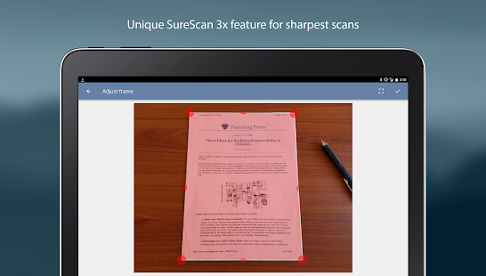 TurboScan: Scanne Dokumente un Screenshot