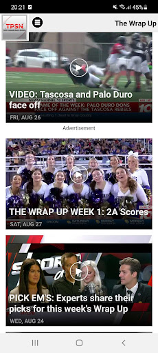 Texas Panhandle Sports Network Screen 2